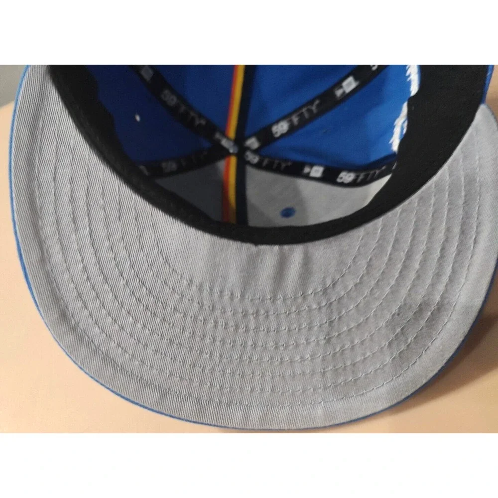 New Era‎ 5950 OKC Thunder Fitted Hat SCRIPT-Patch and Pin Special edition 7 1/4